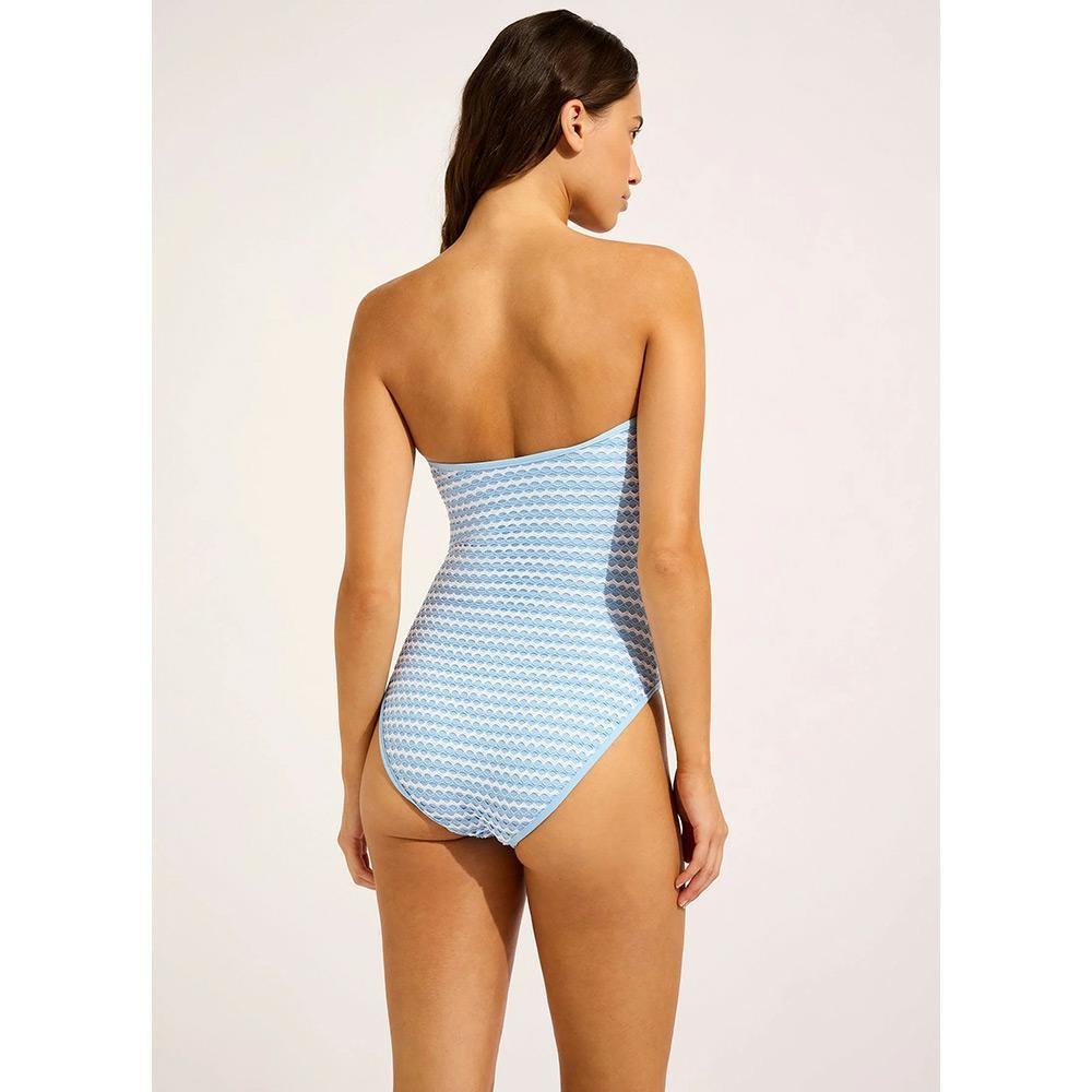Seafolly Mesh Effect DD Bandeau One Piece