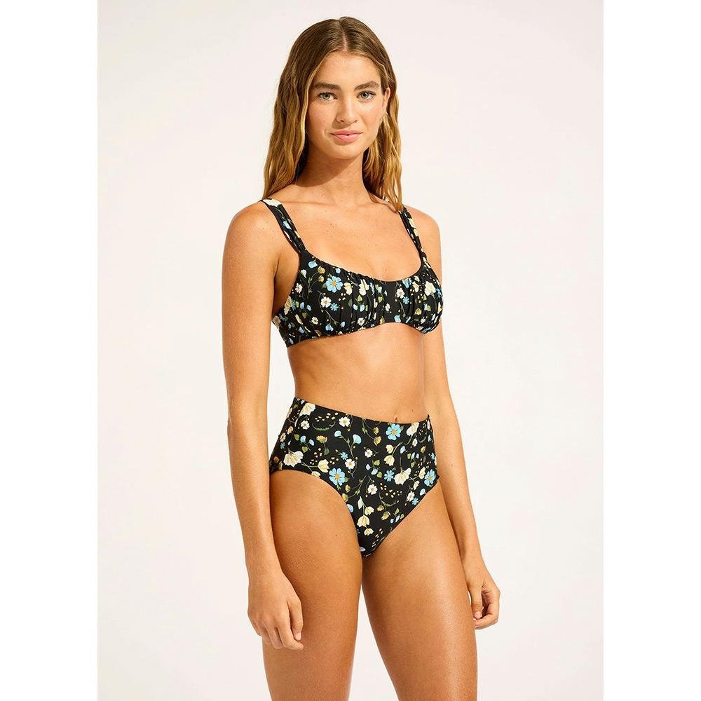 Seafolly Modern Romance Ruched Bralette Top
