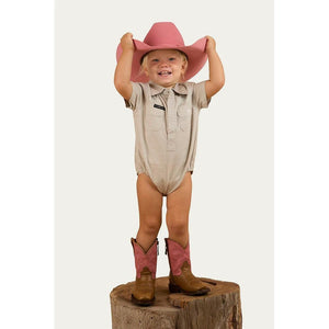 Ringers Western Ringers Short Sleeve Work Shirt Romper