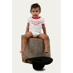 Ringers Western First Rodeo Baby Romper