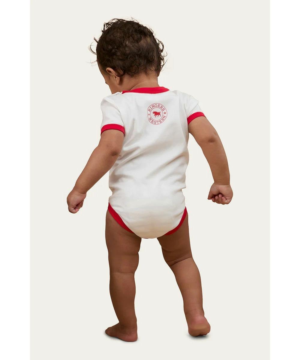 Ringers Western First Rodeo Baby Romper