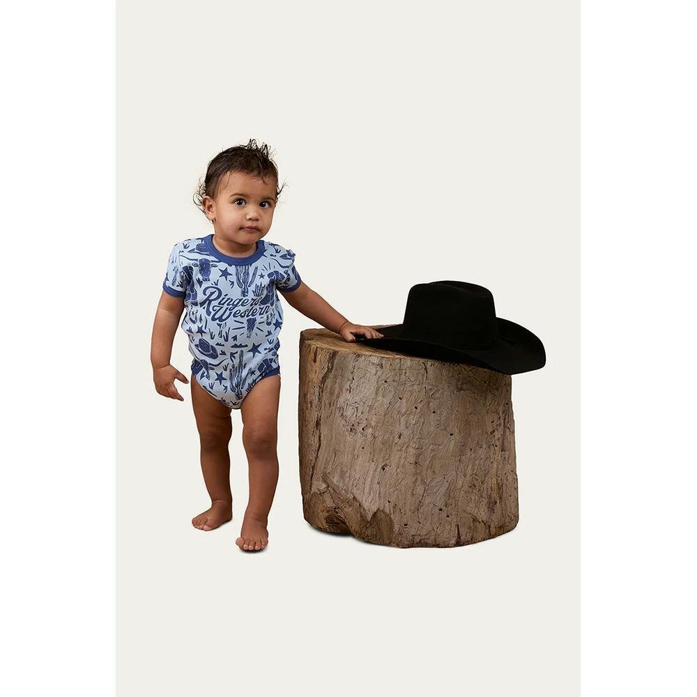 Ringers Western Bootscootin Babies Romper