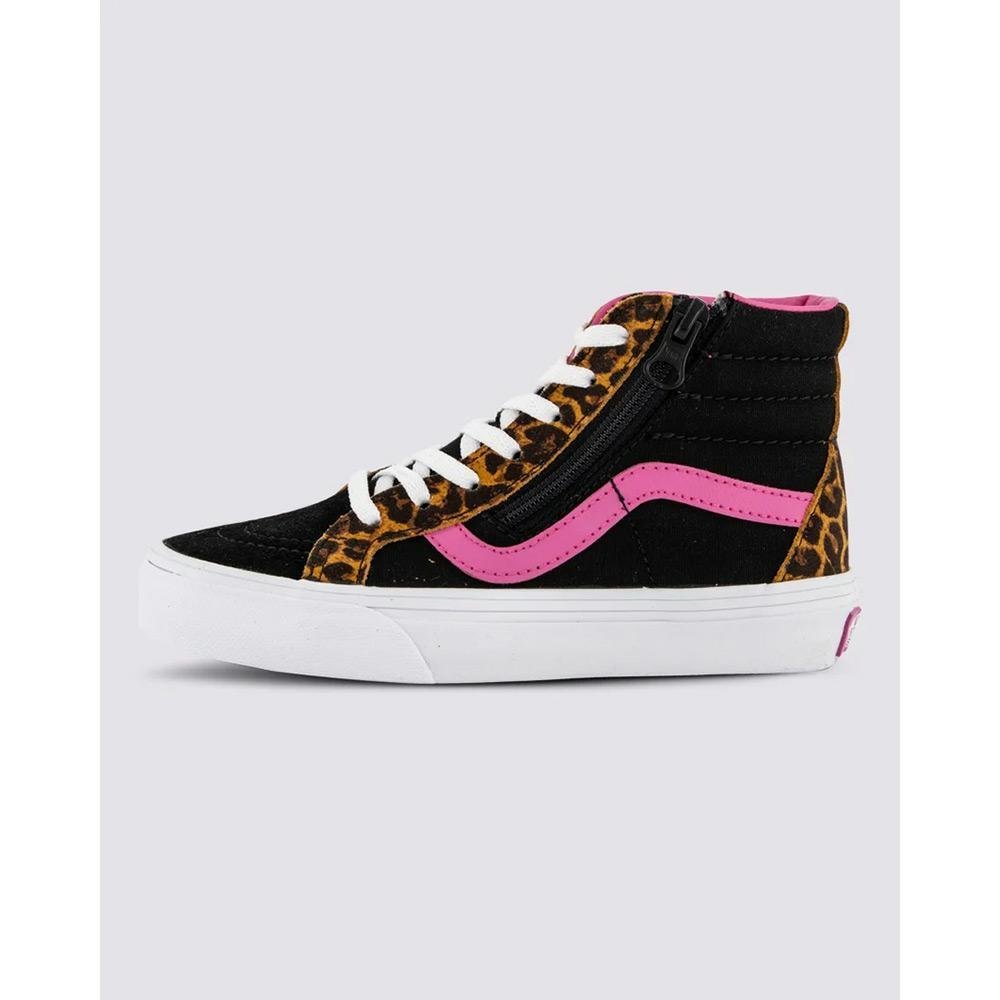 Vans SK8 Hi Reissue Side Zip - Leopard Pop Black/Multi