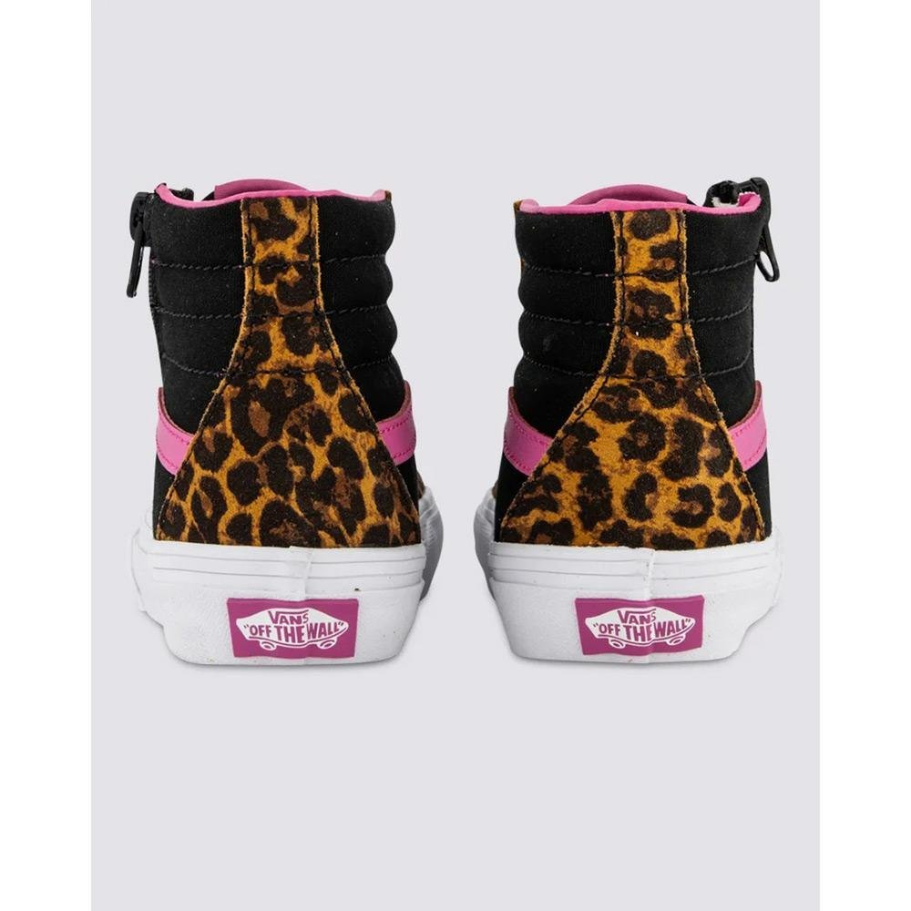 Vans SK8 Hi Reissue Side Zip - Leopard Pop Black/Multi