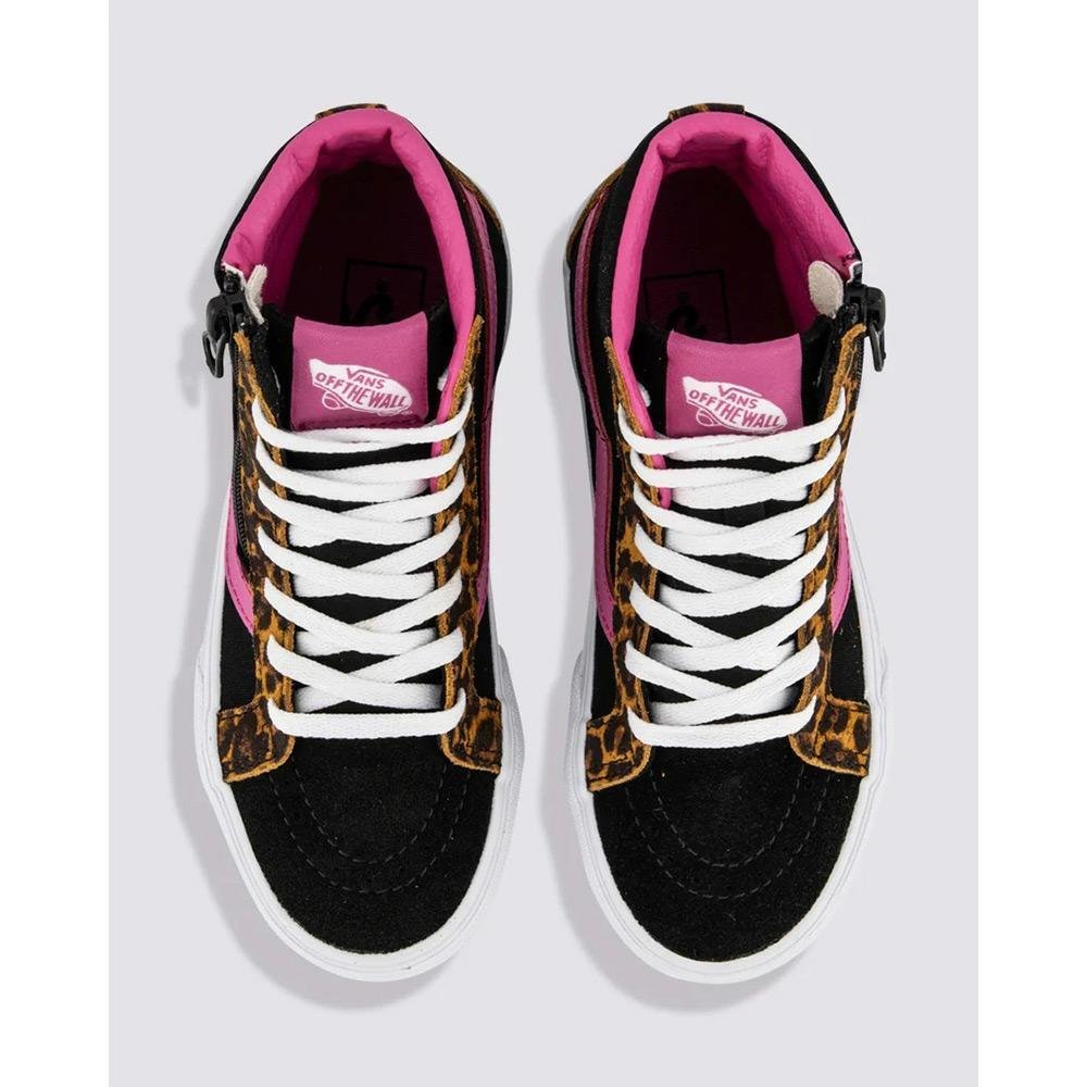 Vans SK8 Hi Reissue Side Zip - Leopard Pop Black/Multi