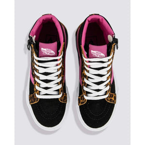 Vans SK8 Hi Reissue Side Zip - Leopard Pop Black/Multi