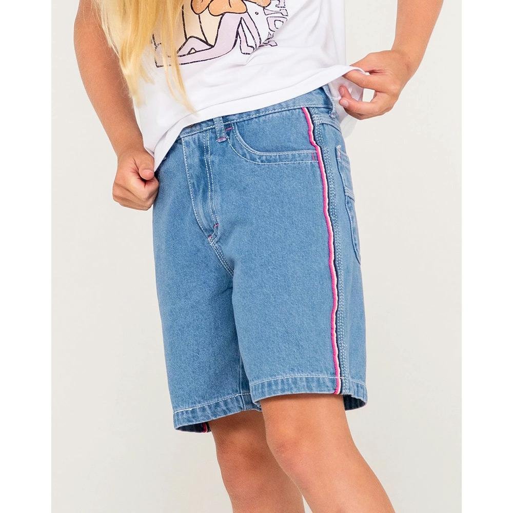 Rusty Flip Girl Wide Denim Jort
