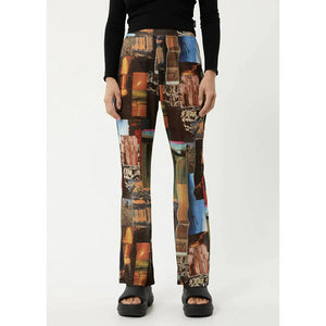 Afends Boulevard Recycled Sheer Flared Pants