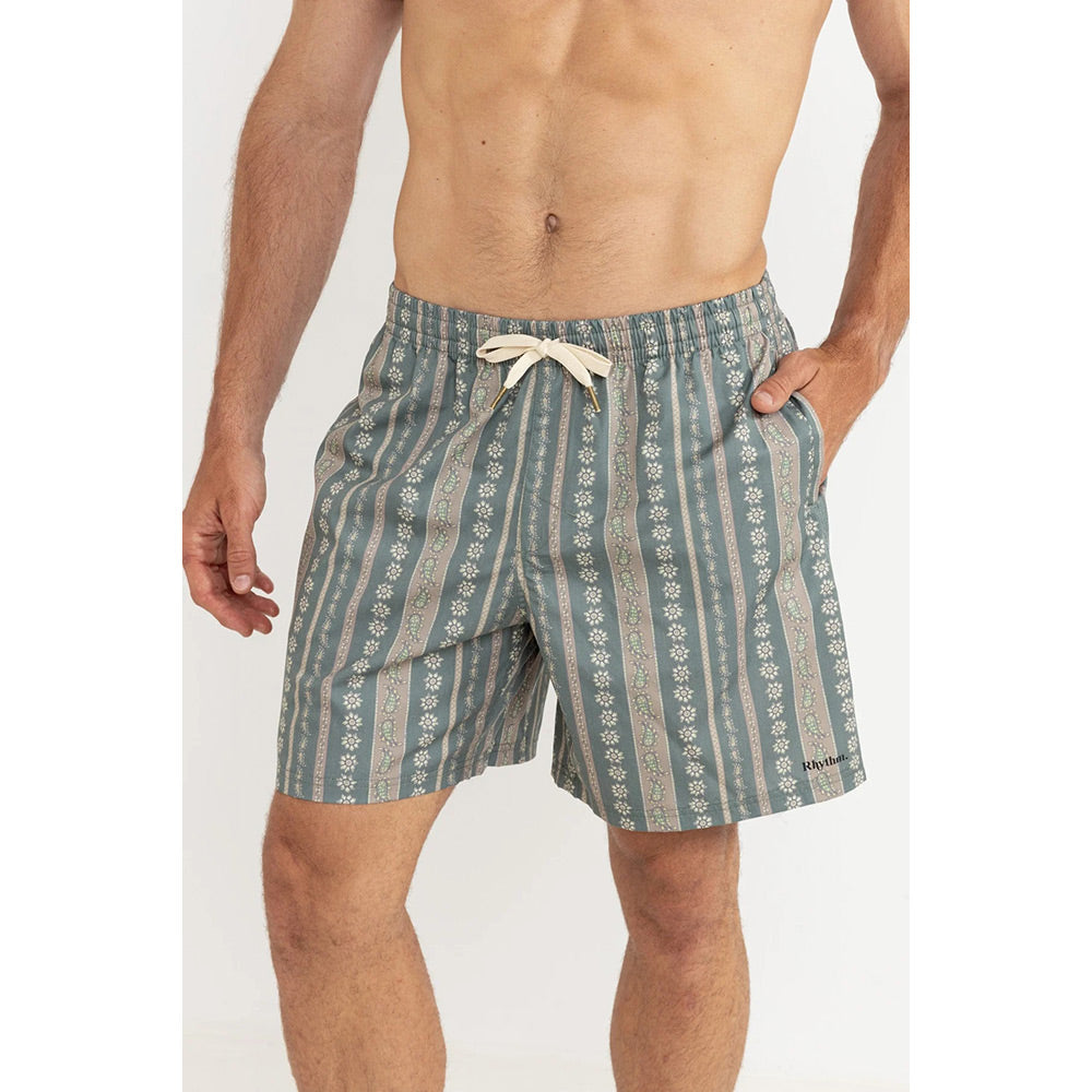 Rhythm Paisley Stripe Beach Short