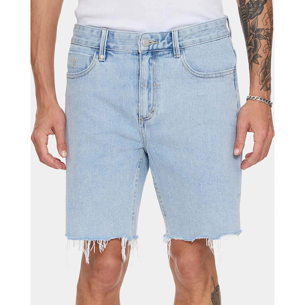 Thrills Bones Raw Slim Denim Short