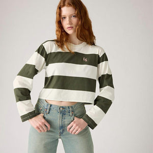 Levis Cropped Rugby L/S Shirt