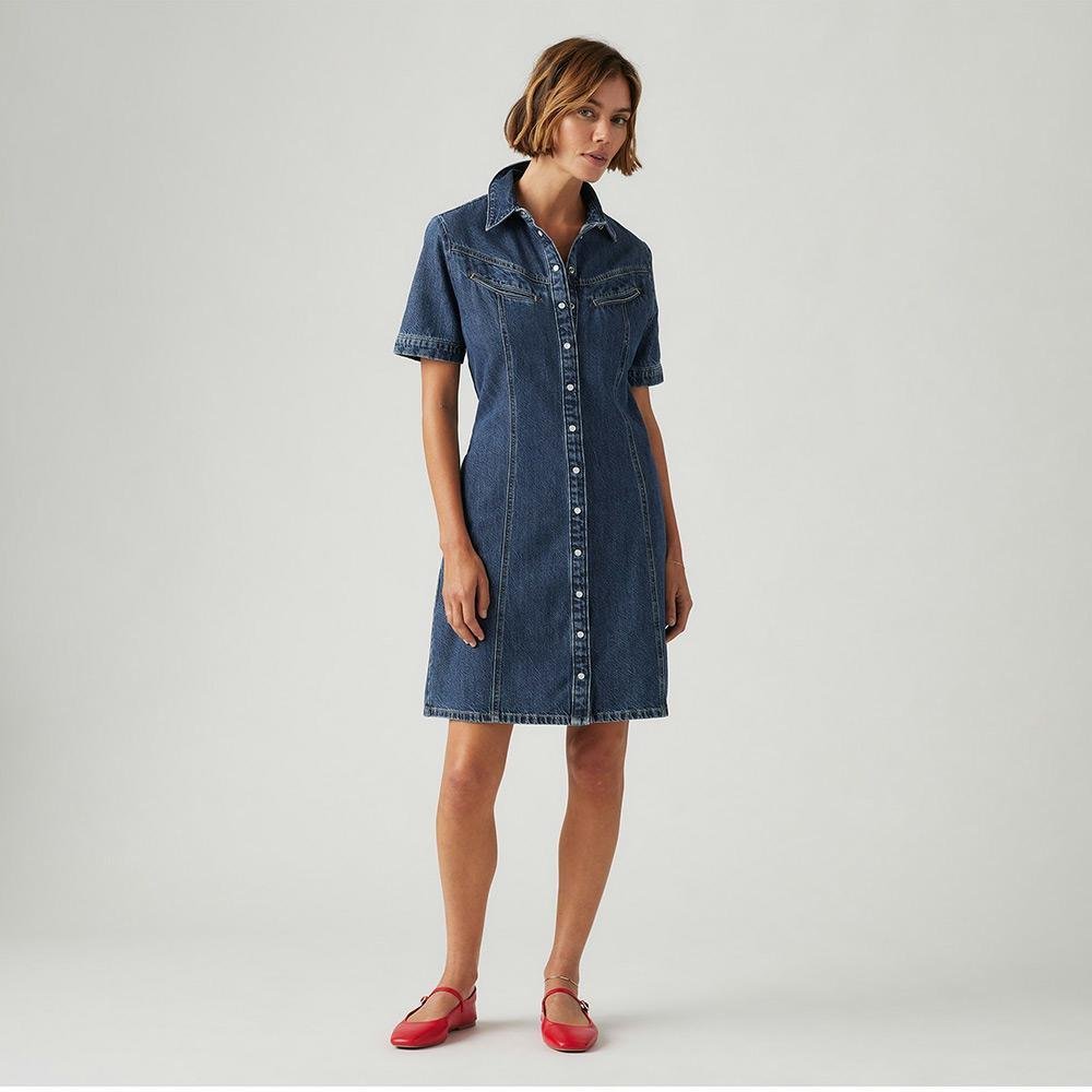 Levis Rinoa Short Sleeve Denim Dress