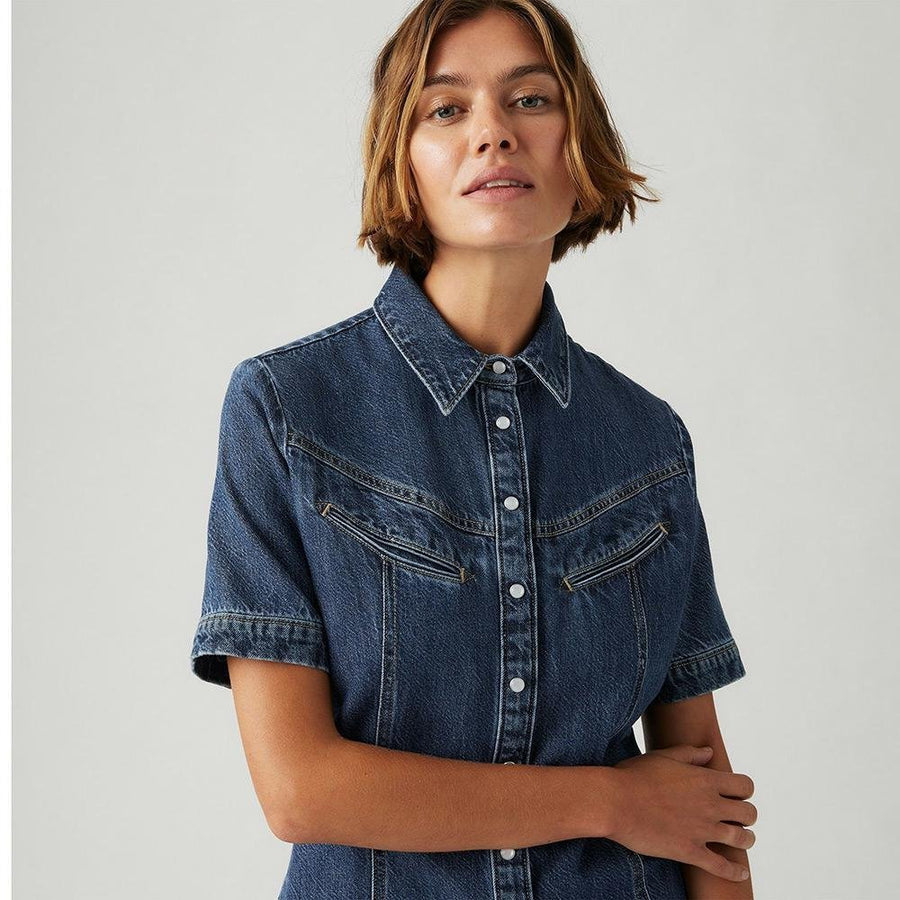 Levis Rinoa Short Sleeve Denim Dress
