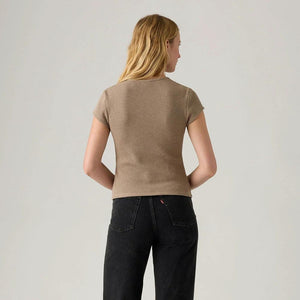 Levis Dry Goods Waffle Cap-Sleeve Tee
