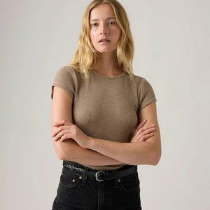 Levis Dry Goods Waffle Cap-Sleeve Tee