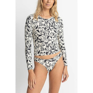 Rhythm Sundance Floral Long Sleeve Surf Top