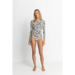 Rhythm Sundance Floral Long Sleeve Surf Top