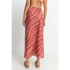 Rhythm Sahara Tie Dye Bias Cut Maxi Skirt