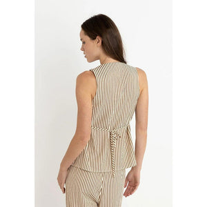 Rhythm Cove Stripe Long Vest