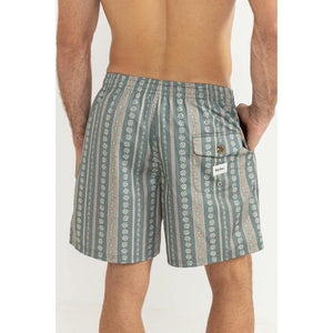 Rhythm Paisley Stripe Beach Short