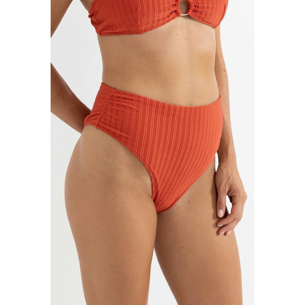 Rhythm Pacific Rib Gathered Hi Waist Pant