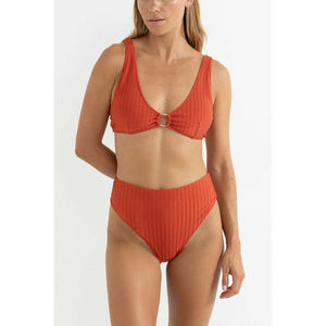 Rhythm Pacific Rib Gathered Hi Waist Pant