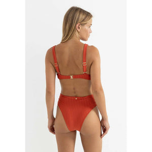 Rhythm Pacific Rib Gathered Hi Waist Pant