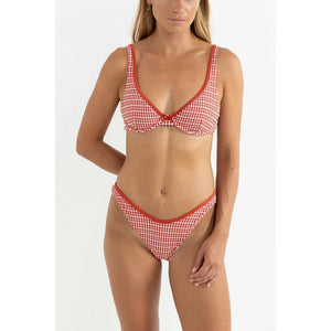 Rhythm Lola Check Hi Cut Pant