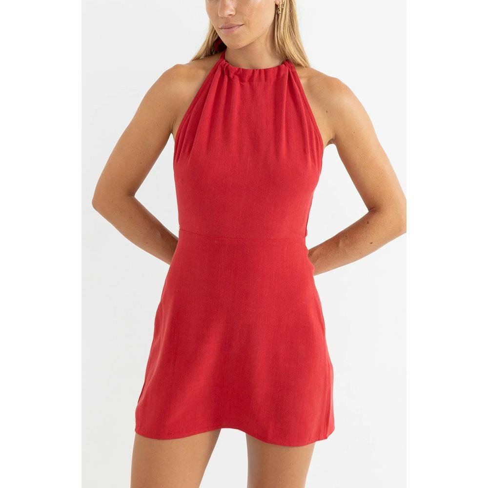 Rhythm Nadia Halter Mini Dress