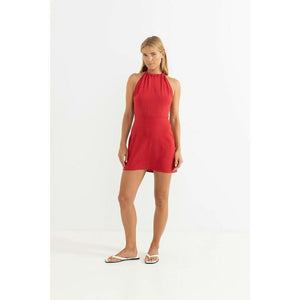 Rhythm Nadia Halter Mini Dress