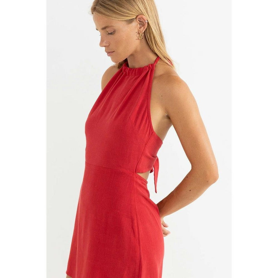 Rhythm Nadia Halter Mini Dress