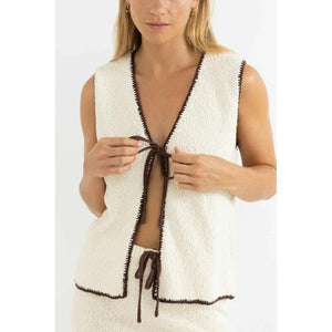 Rhythm Adele Contrast Longline Knit Vest