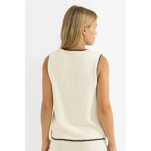 Rhythm Adele Contrast Longline Knit Vest
