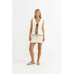 Rhythm Adele Contrast Longline Knit Vest