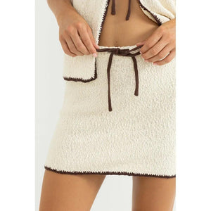 Rhythm Adele Contrast Mini Skirt