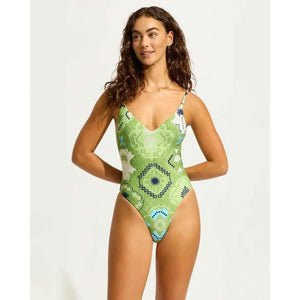 Seafolly Kasbah V Neck One Piece