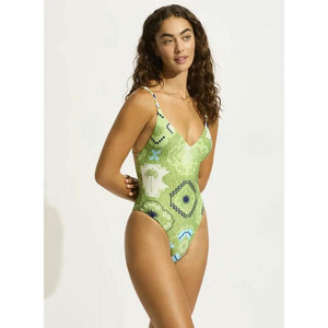 Seafolly Kasbah V Neck One Piece