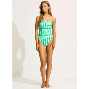 Seafolly Secret Garden DD Bandeau One Piece