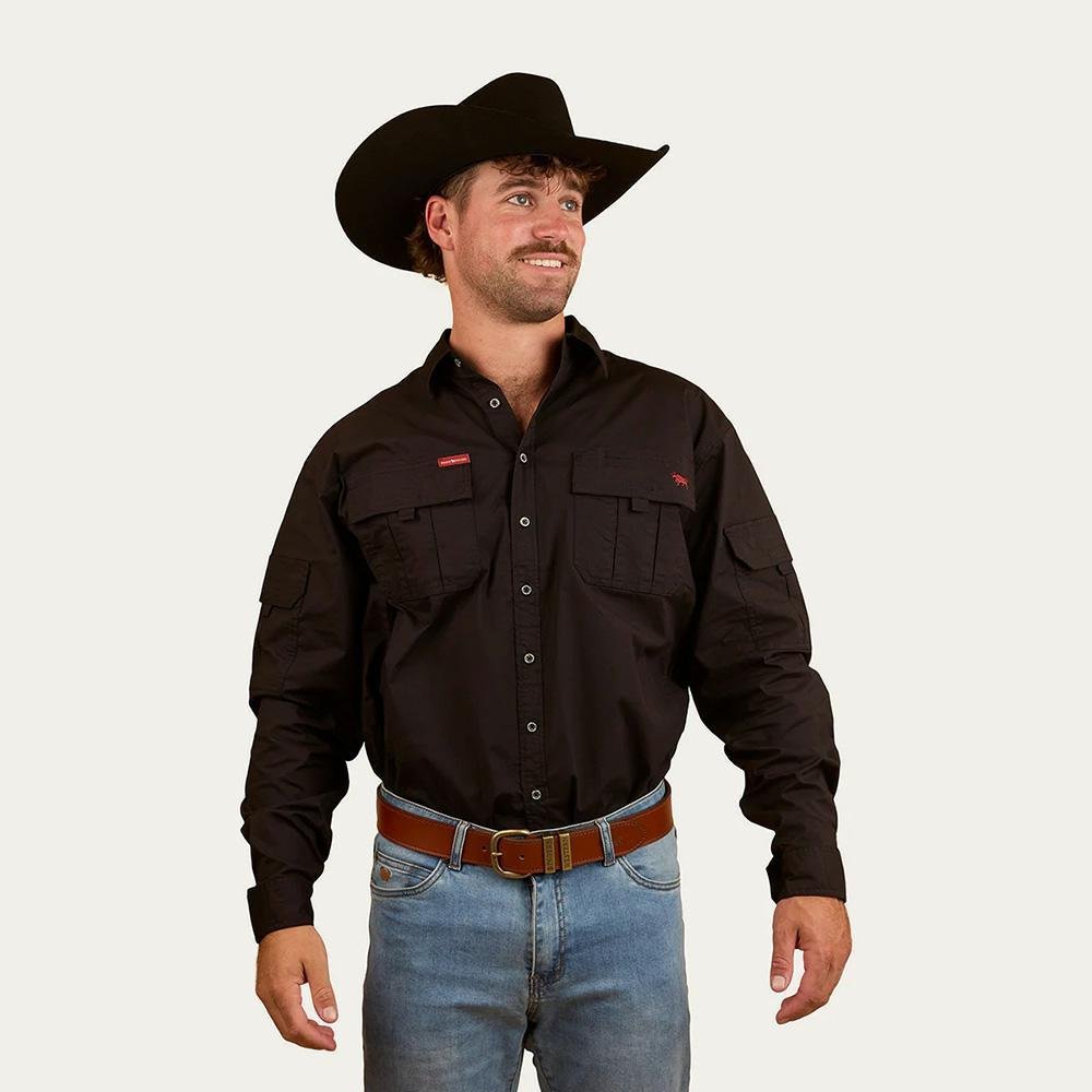Ringers Western Pilbara Ripstop Full Button Work Shirt