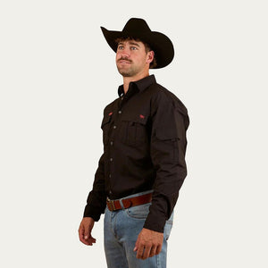 Ringers Western Pilbara Ripstop Full Button Work Shirt