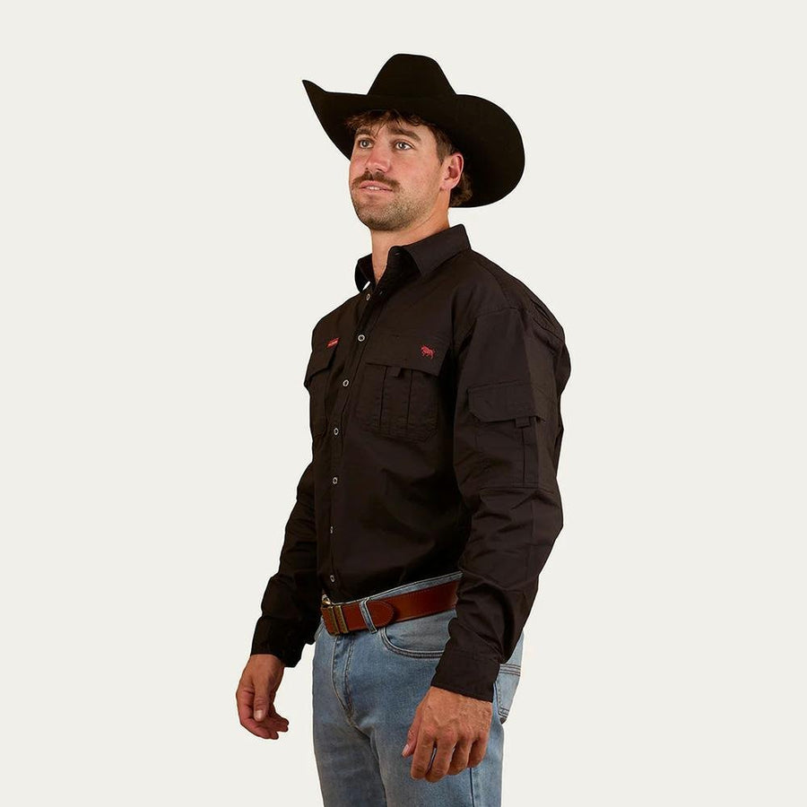 Ringers Western Pilbara Ripstop Full Button Work Shirt