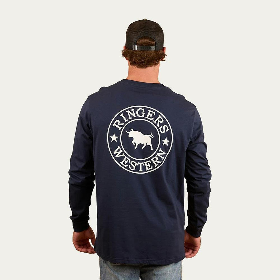 Ringers Western Signature Bull Loose Fit Long Sleeve T-Shirt