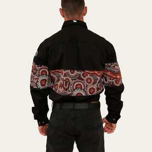 Ringers Western Walkabout Warrior Half Button Work Shirt