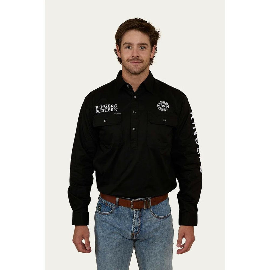 Ringers Western Hawkeye Half Button Work Shirt