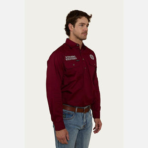 Ringers Western Hawkeye Half Button Work Shirt