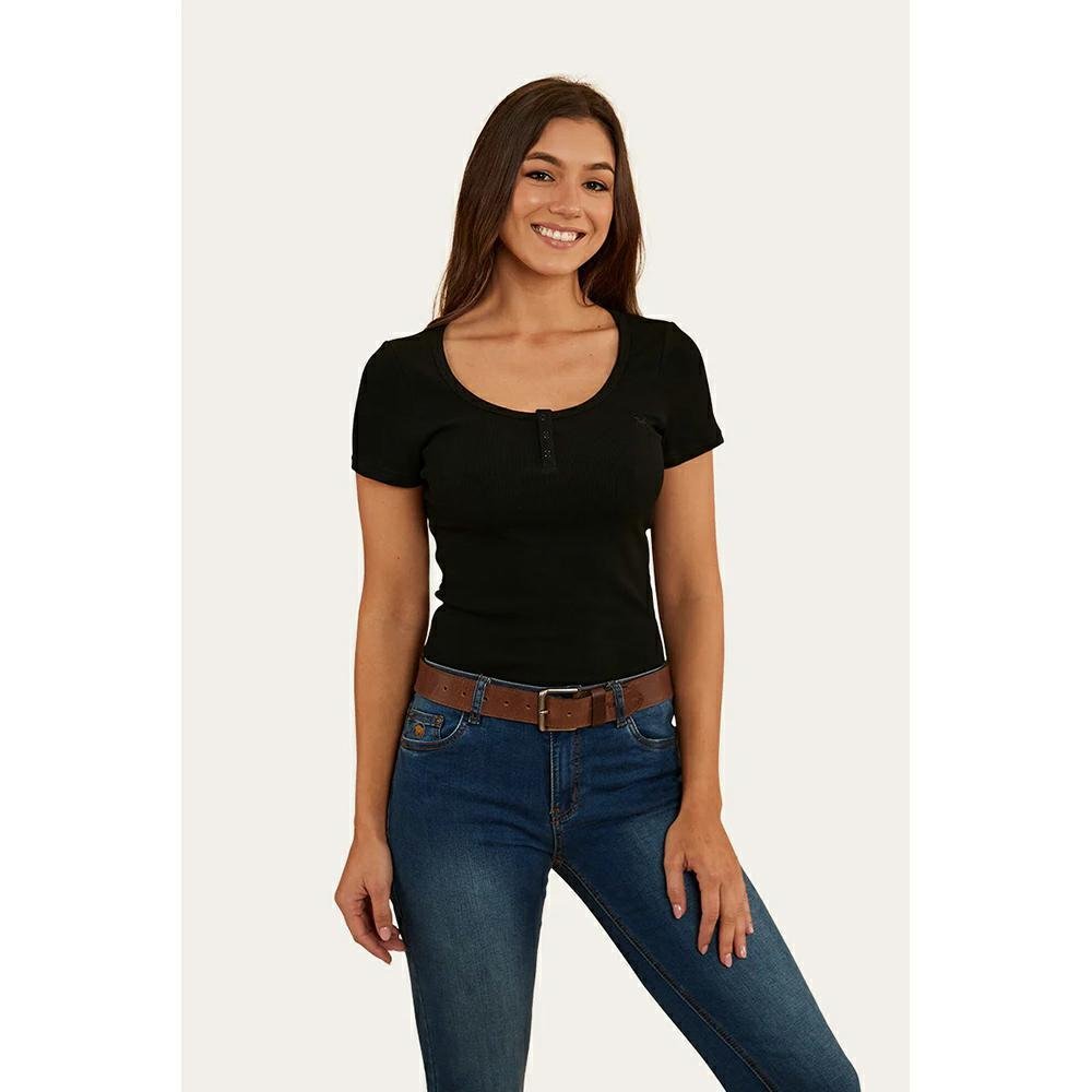 Ringers Western Arabella Scoop Neck Baby Tee