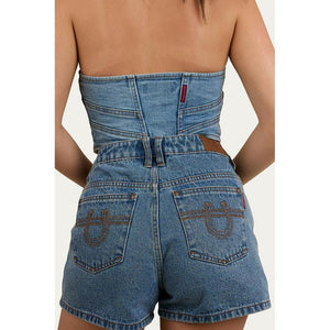 Ringers Western Cowboys Only Denim Short