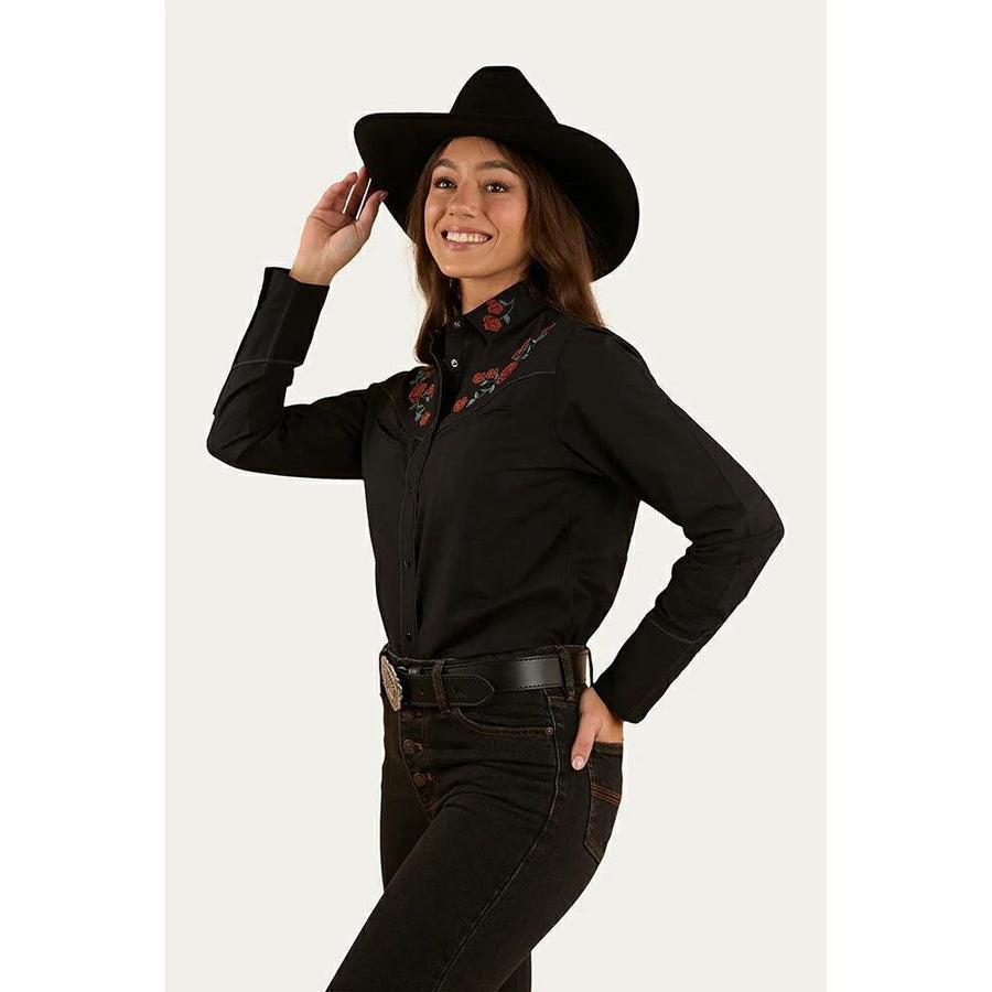 Ringers Western Midnight Rose Western Shirt