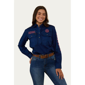 Ringers Western Signature Bull Jillaroo Half Button Work Shirt