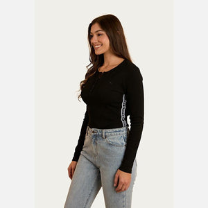 Ringers Western Laila Long Sleeve Ribbed Top